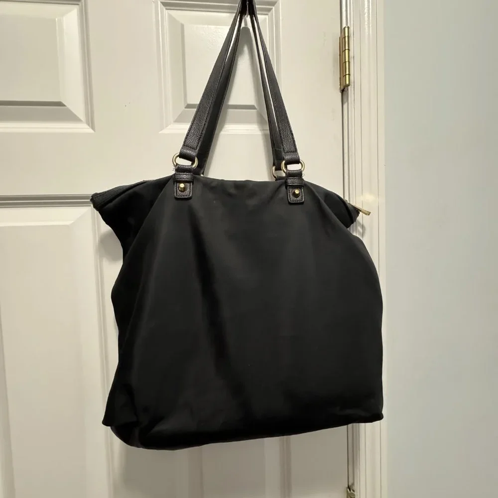 Juicy Couture black nylon shoulder bag